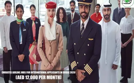 Emirates Airline Jobs for International Applicants in Dubai 2026 (AED 12,000 per month)
